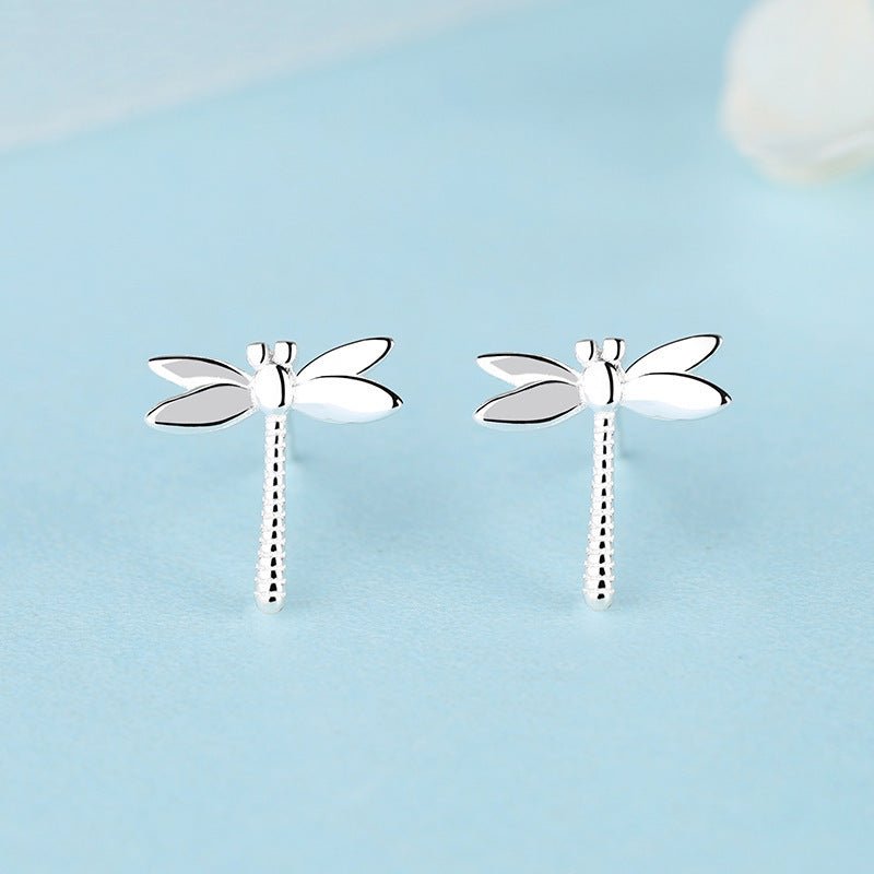 Fashion And Simple Temperament Dragonfly Earrings-Jewearrings