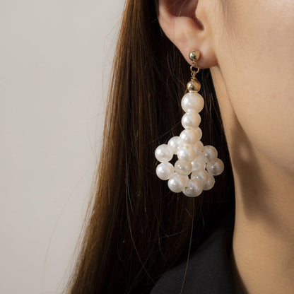 Fashion Baroque Pearl Earrings Retro-Jewearrings