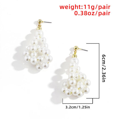 Fashion Baroque Pearl Earrings Retro-Jewearrings