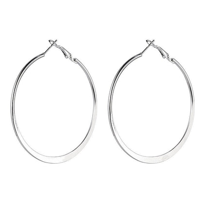 Fashion Big Circle Earrings Popular Simplicity-Jewearrings