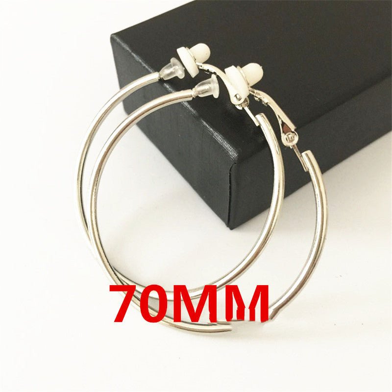 Fashion Big Circle Women's Exaggerated Earrings-Jewearrings