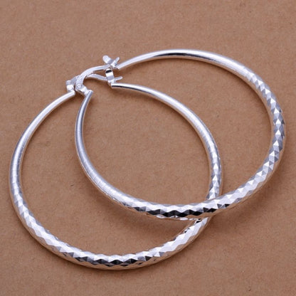 Fashion big hoop earrings-Jewearrings