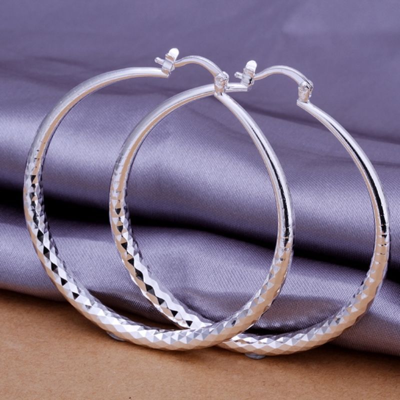 Fashion big hoop earrings-Jewearrings