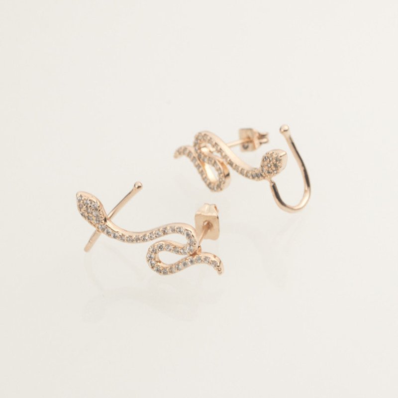 Fashion Diamond-Studded Women'S Stud Earrings-Jewearrings