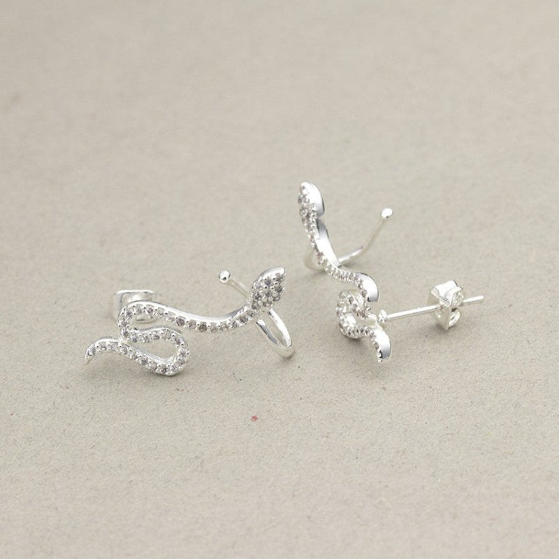 Fashion Diamond-Studded Women'S Stud Earrings-Jewearrings