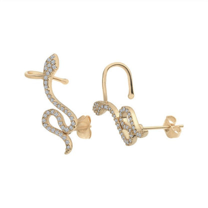 Fashion Diamond-Studded Women'S Stud Earrings-Jewearrings