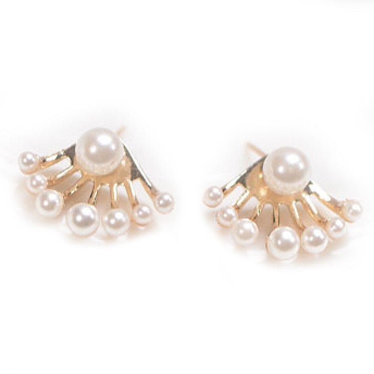 Fashion Earrings Post-hanging Earrings Simulated Pearl Stud Earrings Ear Clips-Jewearrings