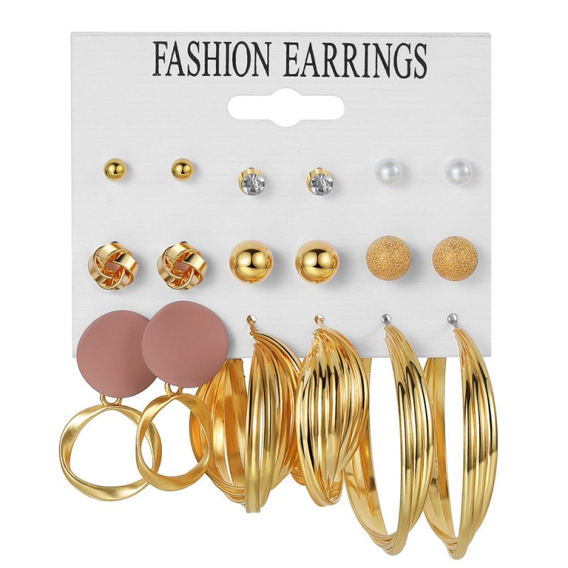 Fashion Exaggerated Big Hoop Earrings-Jewearrings