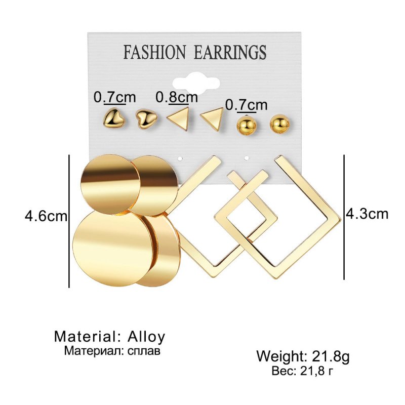 Fashion Exaggerated Big Hoop Earrings-Jewearrings