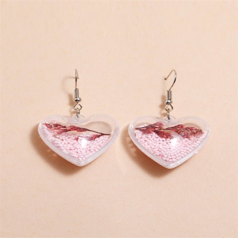 Fashion Fun Creative Acrylic Rose Earrings-Jewearrings