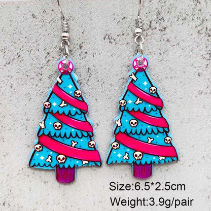 Fashion Gingerbread Man Acrylic Earrings-Jewearrings