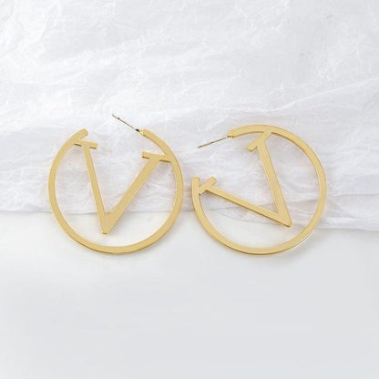 Fashion Gold Color Earrings For Women-Jewearrings