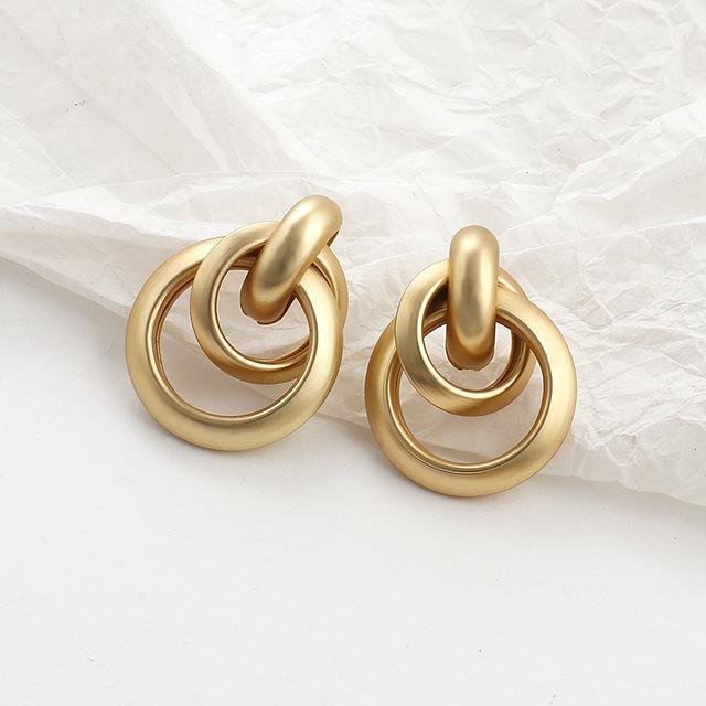 Fashion Gold Color Earrings For Women-Jewearrings