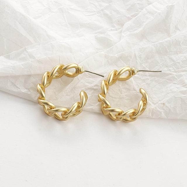 Fashion Gold Color Earrings For Women-Jewearrings