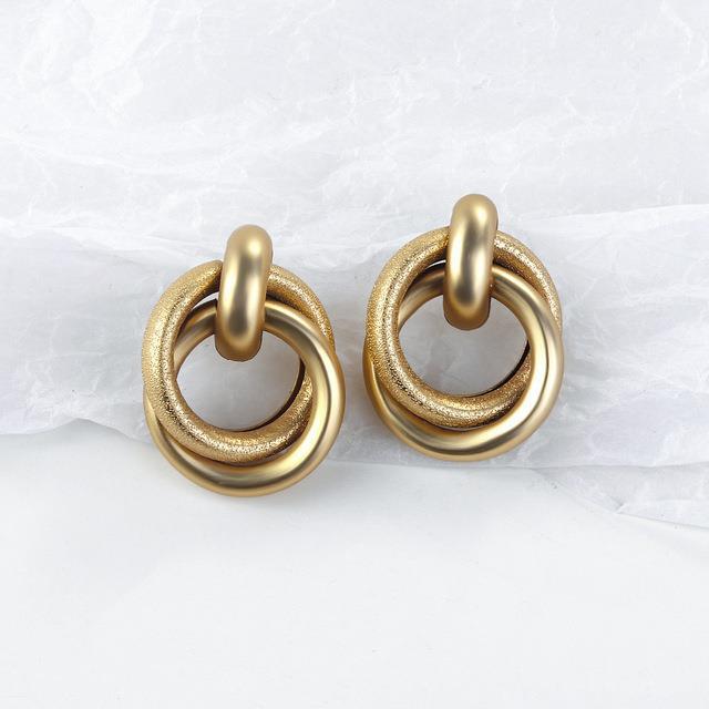 Fashion Gold Color Earrings For Women-Jewearrings