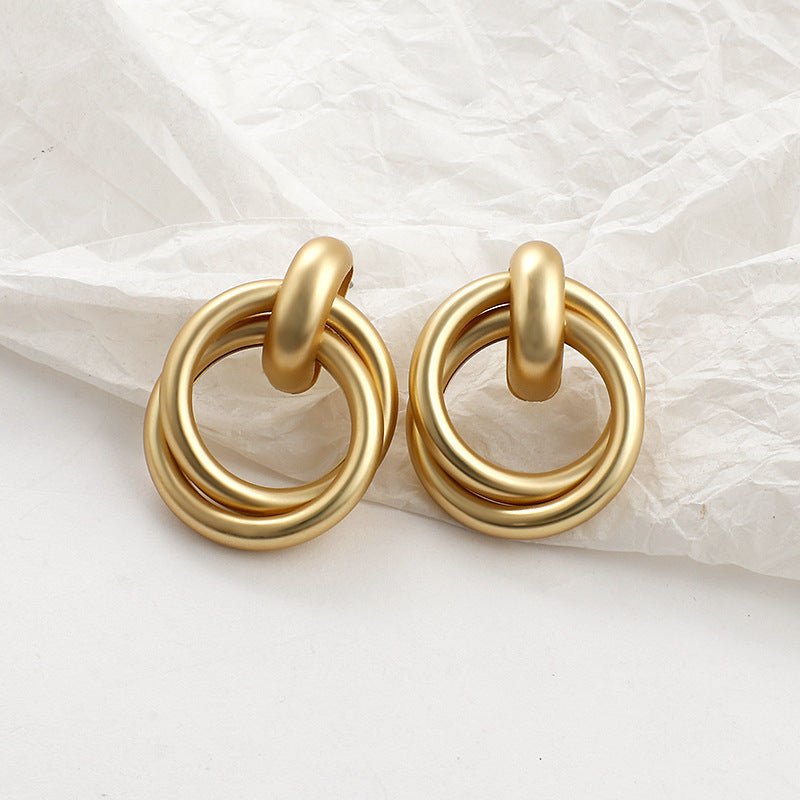 Fashion Gold Color Earrings For Women-Jewearrings