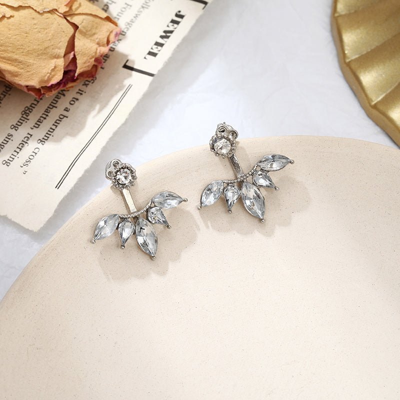 Fashion Jewelry Cute Cherry Blossoms Flower Stud Earrings For Women Cute Jewelry Several Peach Blossoms Earrings-Jewearrings