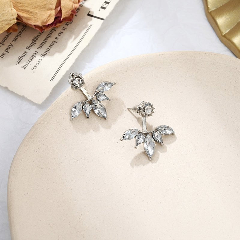 Fashion Jewelry Cute Cherry Blossoms Flower Stud Earrings For Women Cute Jewelry Several Peach Blossoms Earrings-Jewearrings