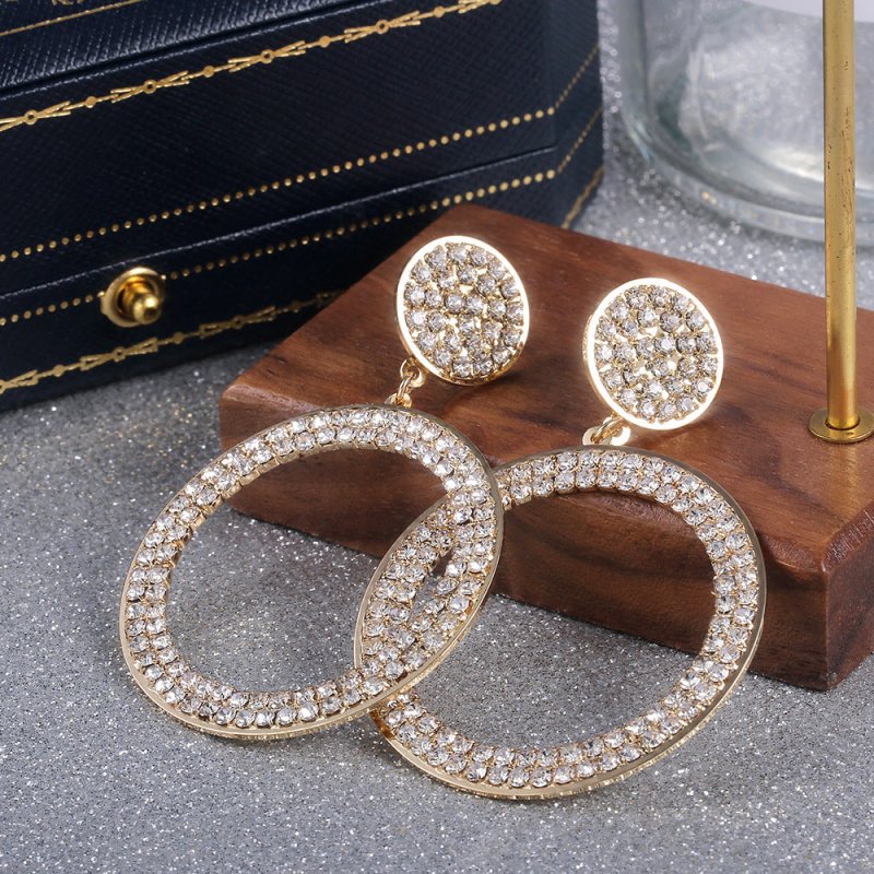 Fashion Nightclub Sexy Temperament Goddess Big Circle Wild Big Earrings-Jewearrings