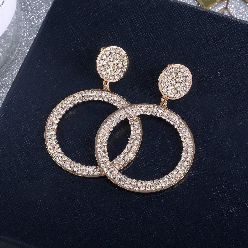 Fashion Nightclub Sexy Temperament Goddess Big Circle Wild Big Earrings-Jewearrings