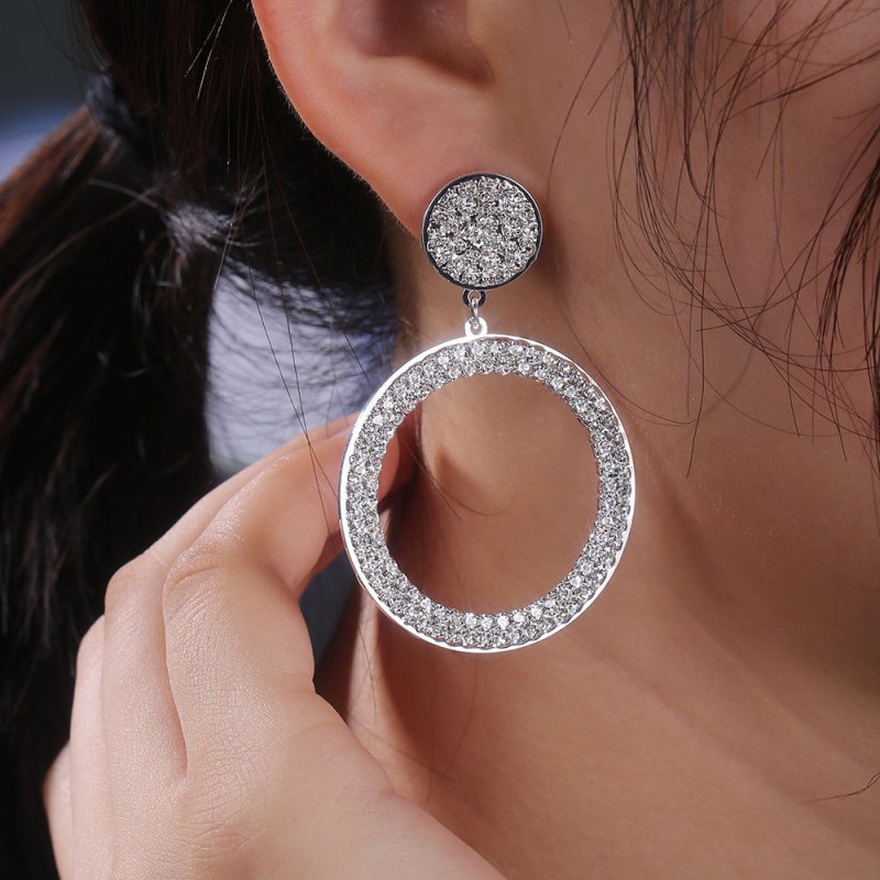 Fashion Nightclub Sexy Temperament Goddess Big Circle Wild Big Earrings-Jewearrings