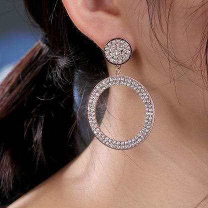 Fashion Nightclub Sexy Temperament Goddess Big Circle Wild Big Earrings-Jewearrings