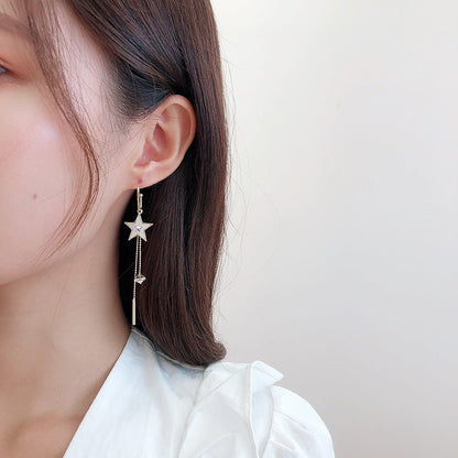 Fashion Shell Asymmetric Planet Earrings-Jewearrings