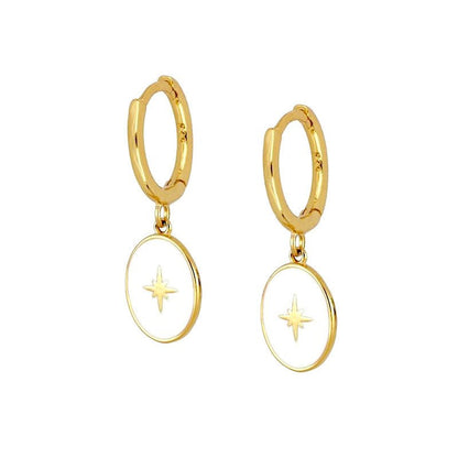 Fashion Simple All-match Female Ear Hoop Earrings-Jewearrings