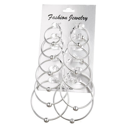 Fashion Simple Punk Earrings With Big Earrings-Jewearrings