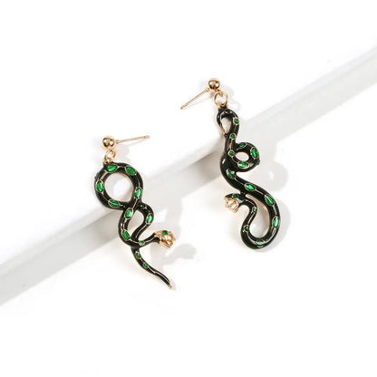 Fashion Snake Shape Earrings-Jewearrings