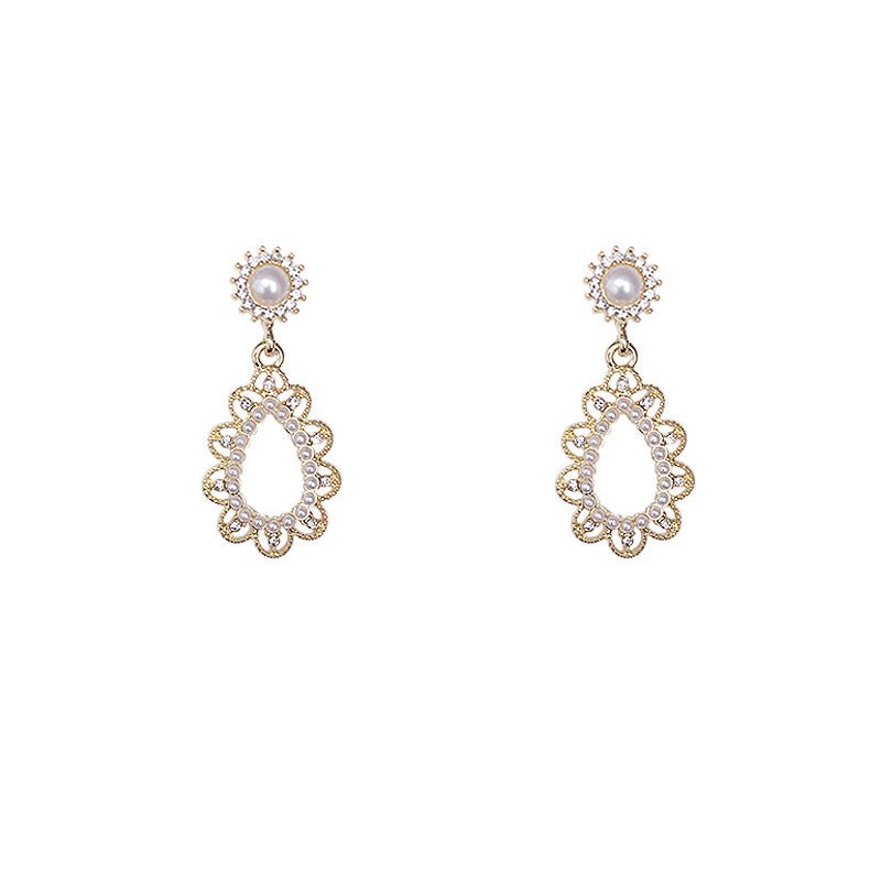 Fashion Vintage Palace Baroque Pearl Earrings-Jewearrings