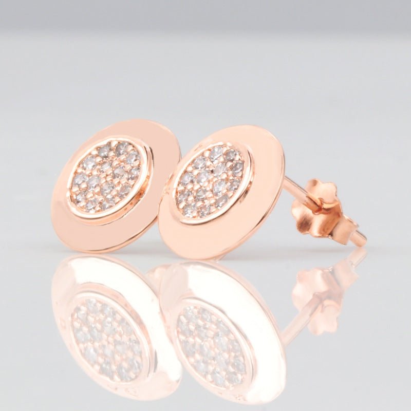 Fashion Wild Diamond Stud Earrings-Jewearrings