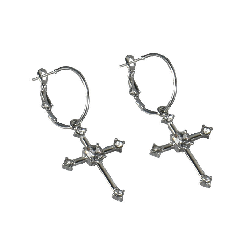 New Fashion Fashion Jewelry Earrings Cross Retro-Jewearrings