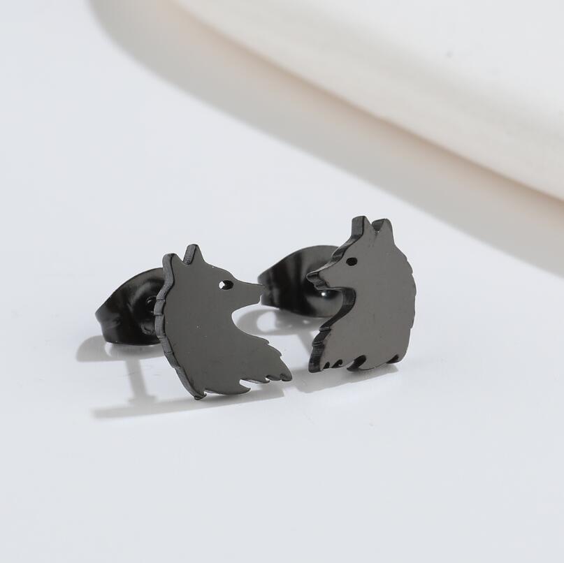 Cute Elf Animal Stud Earrings For Women Ins Style Personalized Earclip-Jewearrings