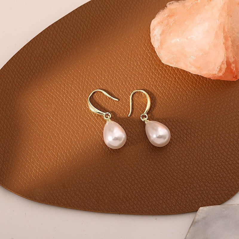 Women's French Fashion Pearl Earrings-Jewearrings