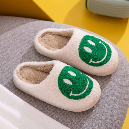 Melody Smiley Face Slippers-Jewearrings