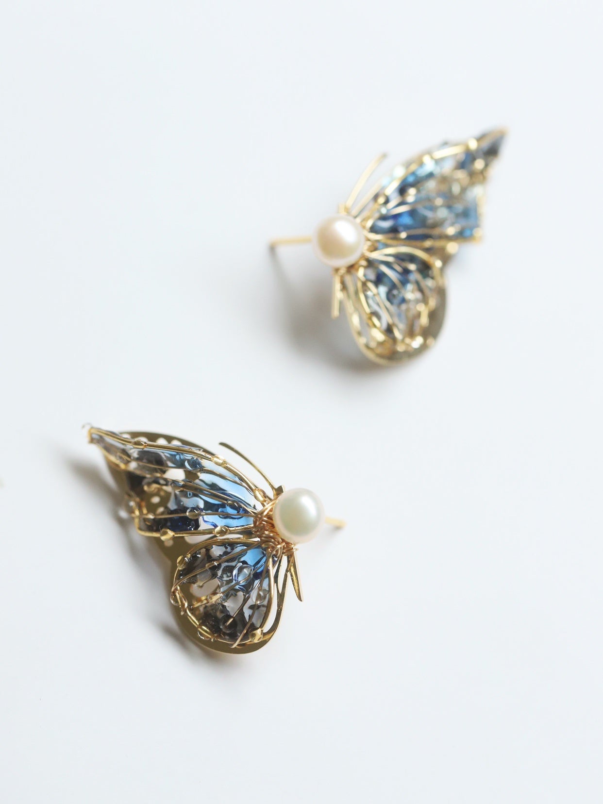 Summer New Product Butterfly Female Sterling Silver Stud Earrings-Jewearrings