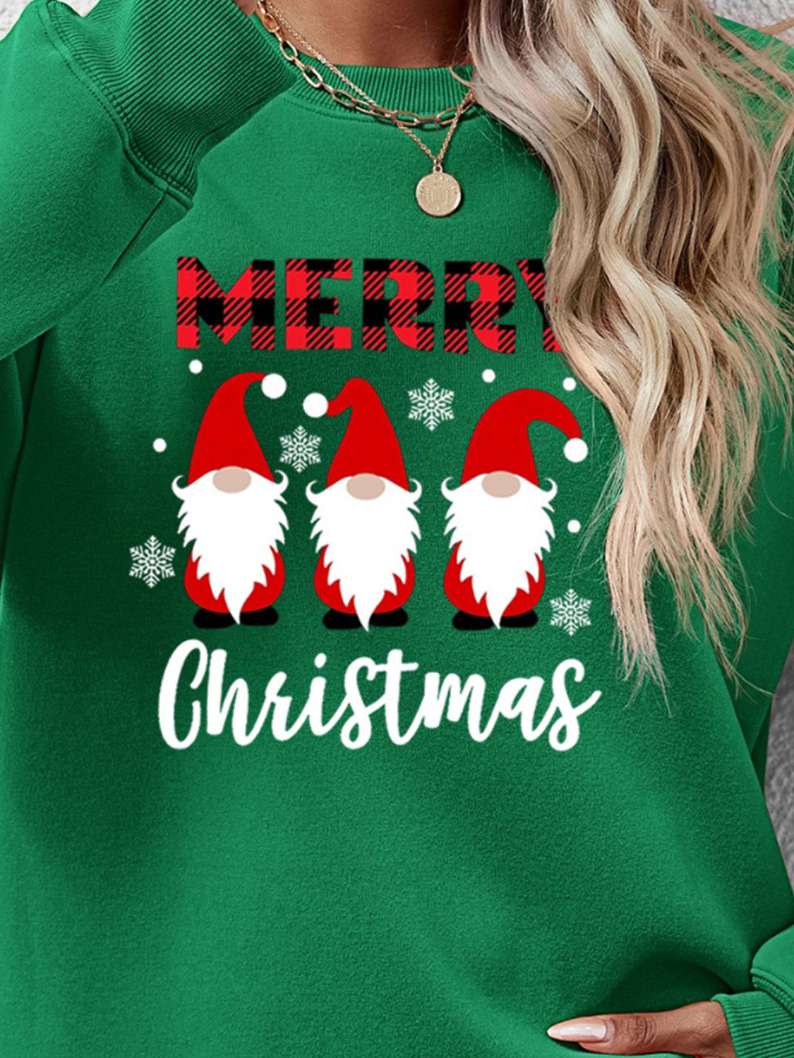 MERRY CHRISTMAS Long Sleeve Sweatshirt-Jewearrings