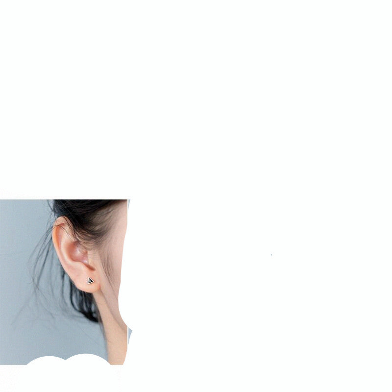 S925 Silver Female Cute Epoxy Sweet Stud Earrings-Jewearrings