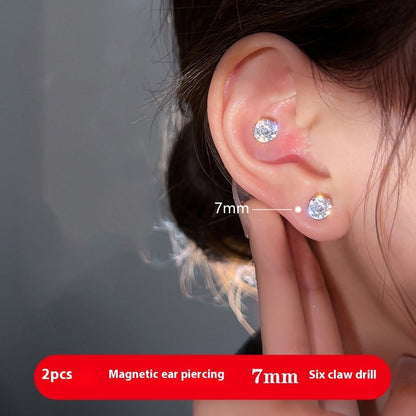 Non-pierced Magnetic Stud Earrings For Women Ear Clip-Jewearrings