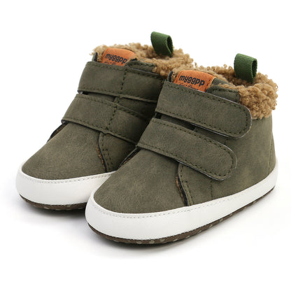 Fuzzy Velcro Kid Sneakers-Jewearrings