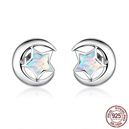 Fashion Electroplated S925 Sterling Silver Earrings-Jewearrings