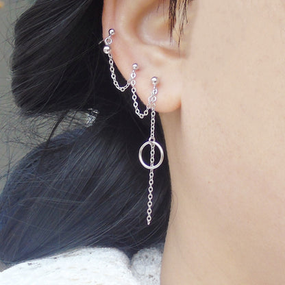 Design Earrings Whole Body S925 Silver Platinum Plated-Jewearrings