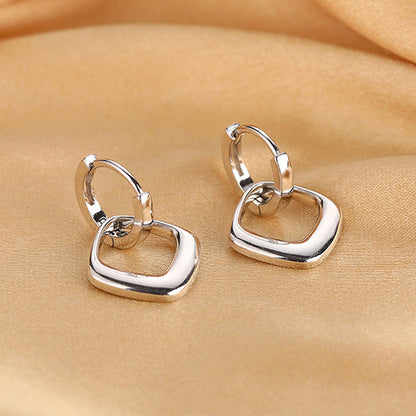 Sterling Silver Needle Earrings Women's European And American-Jewearrings