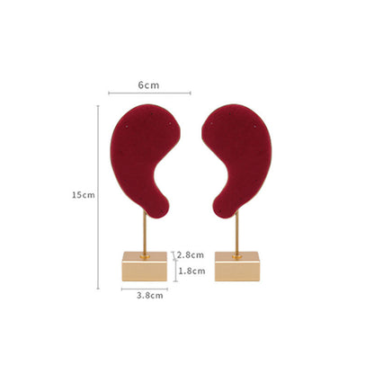 Creative Color Microfiber Stud Earrings Display Stand-Jewearrings