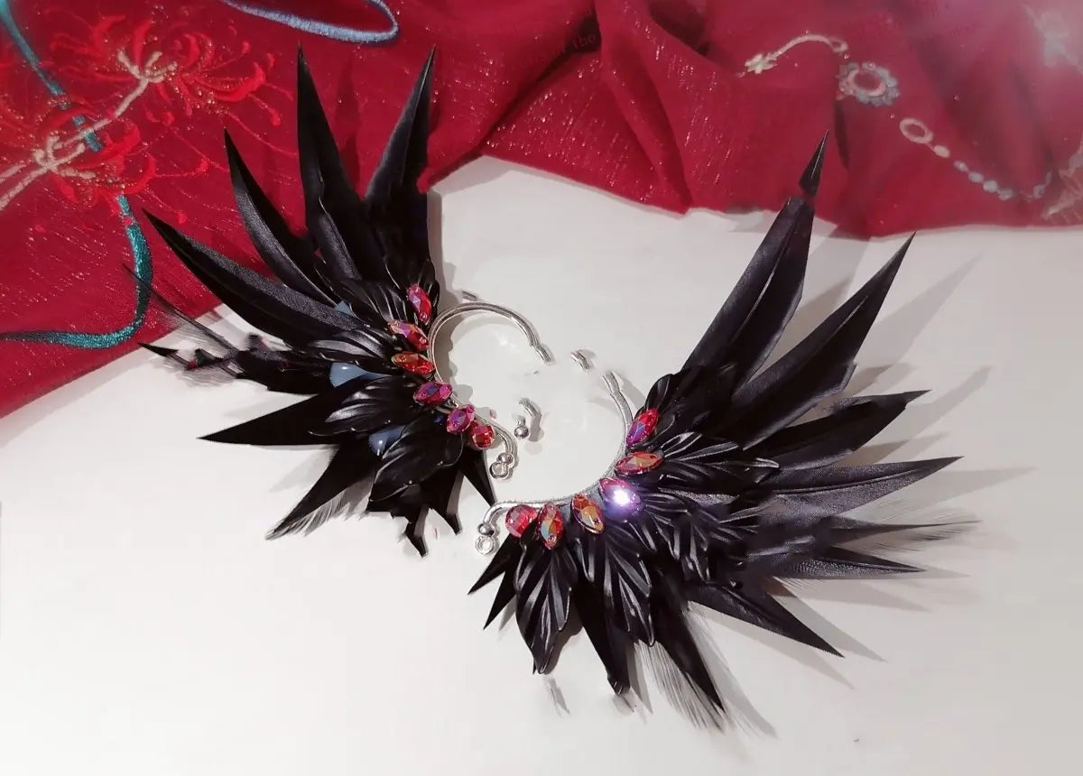 Feather Earrings: Angel Wings Jewelry-Jewearrings