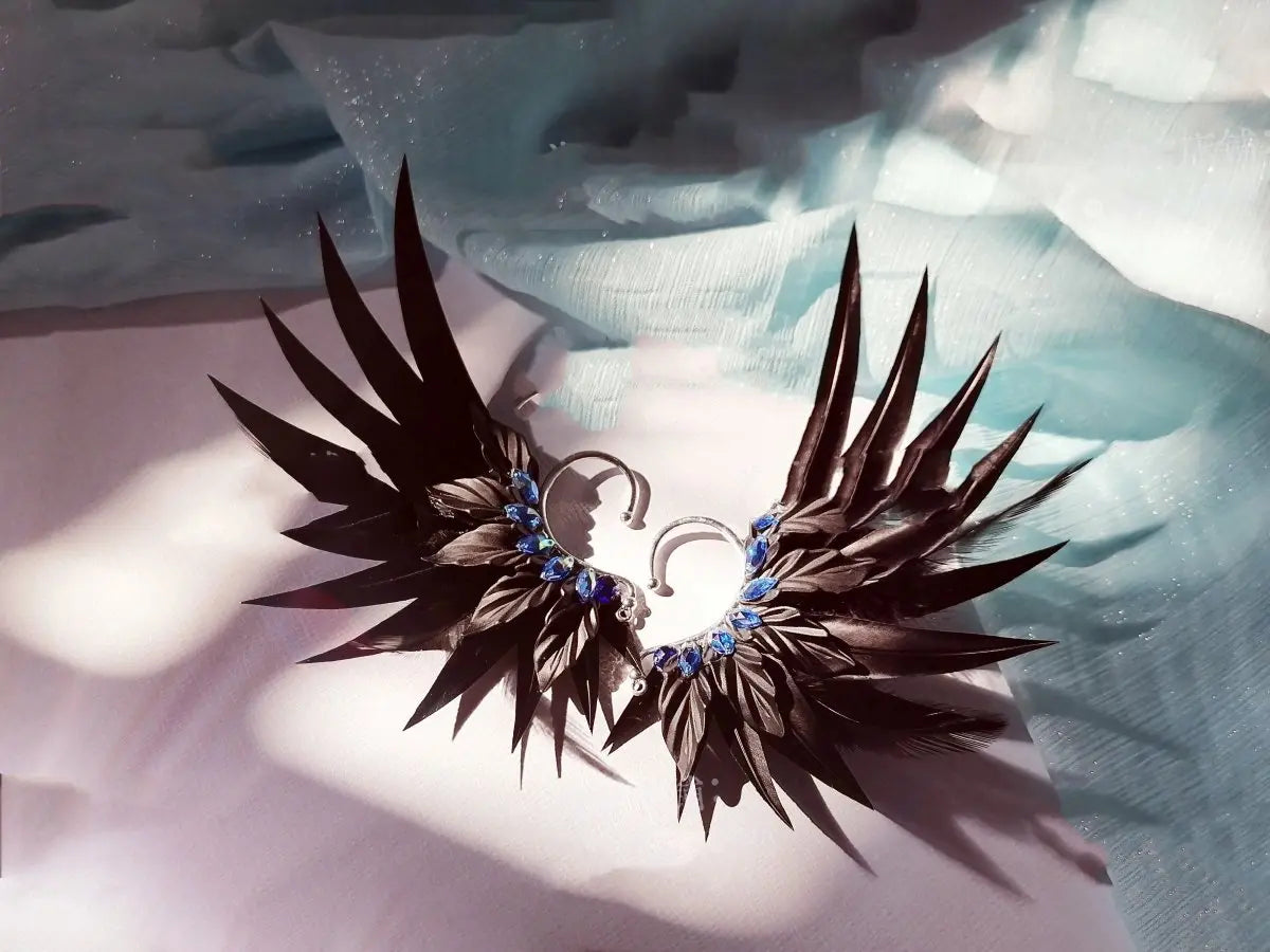 Feather Earrings: Angel Wings Jewelry-Jewearrings