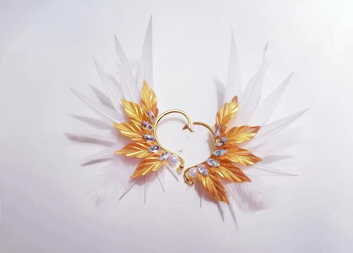 Feather Earrings: Angel Wings Jewelry-Jewearrings