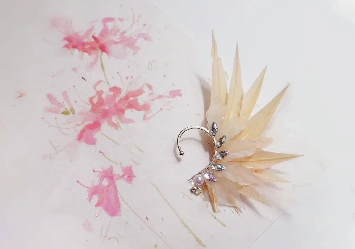 Feather Earrings: Angel Wings Jewelry-Jewearrings