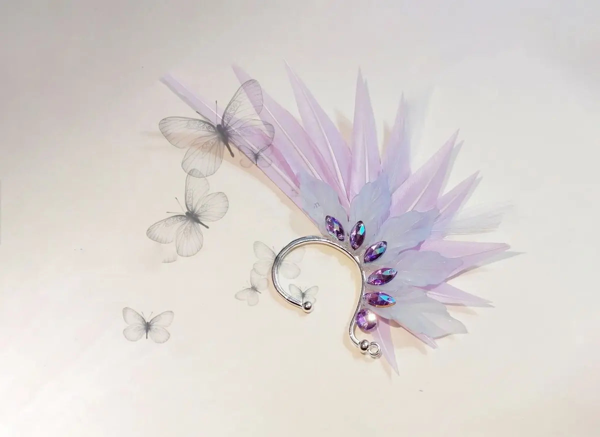 Feather Earrings: Angel Wings Jewelry-Jewearrings